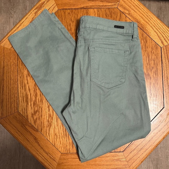 *KUT FROM THE KLOTH* Green Diana Skinny Jeans Size 10 - Picture 1 of 7
